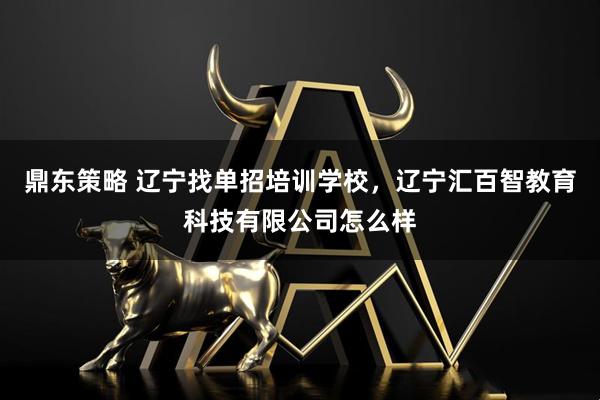 鼎东策略 辽宁找单招培训学校，辽宁汇百智教育科技有限公司怎么样